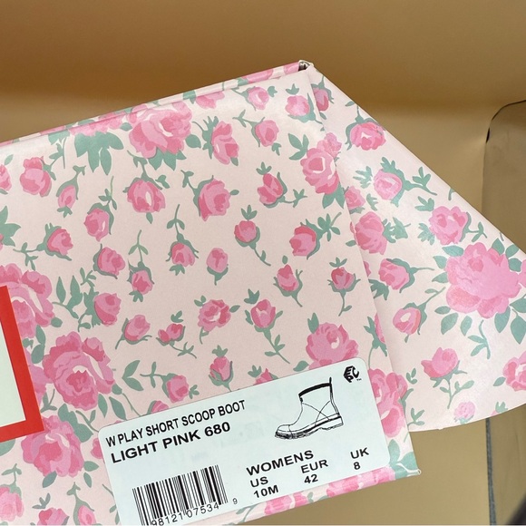 LoveShackFancy Pink Floral Ankle Boots - Picture 6 of 6